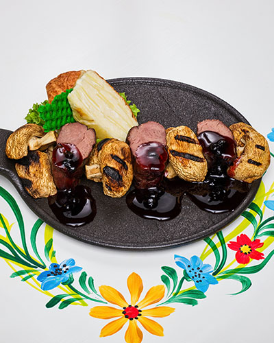 medalion de carne de caprioara